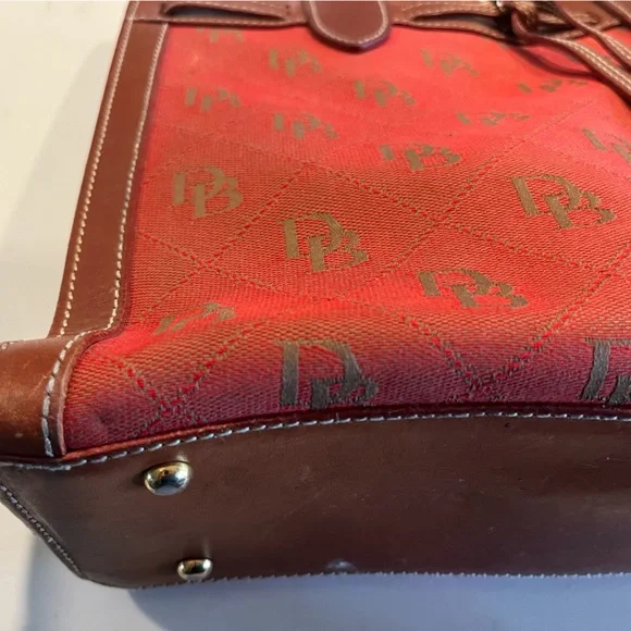 Dooney & Bourke Alto Italy Tassel Tote Satchel Purse Bag - Picture 3 of 9